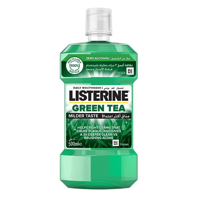 Listerine® Green Tea Milder Taste Mouthwash